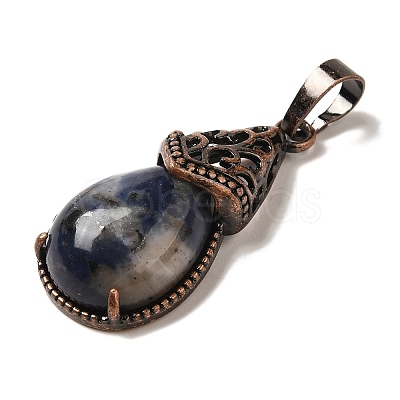 Natural Sodalite Pendants G-H065-01R-08-1