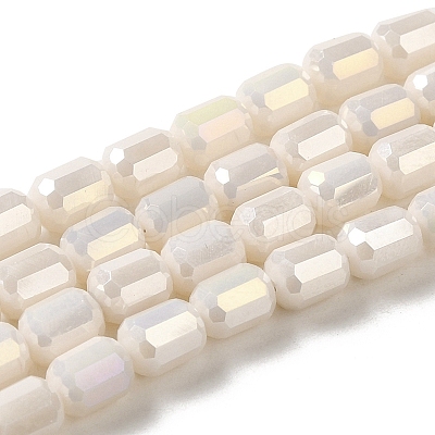 Electroplate Glass Beads Strands EGLA-D031-01J-1