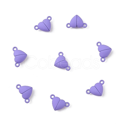 10 Sets Alloy Magnetic Clasps with Loops FIND-LP0004-76F-1