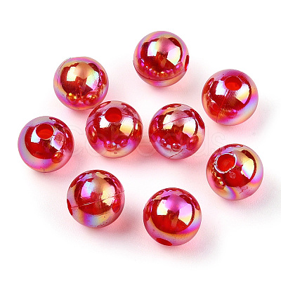 Transparent Acrylic Beads MACR-T046-01E-15-1