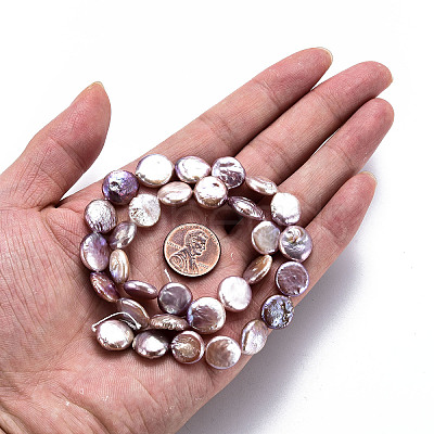 Natural Keshi Pearl Beads Strands PEAR-S018-02C-1