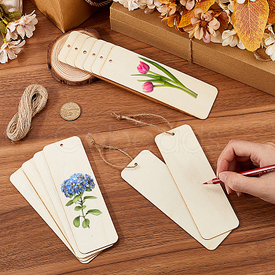 DIY Wood Bookmarks Making Kits WOOD-SP0001-21D-1