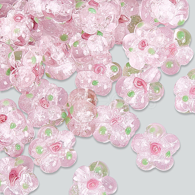 40Pcs Handmade Lampwork Beads LAMP-PA0001-11C-1