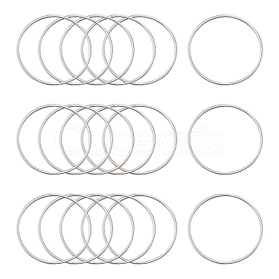 Tarnish Resistant 304 Stainless Steel Linking Ring LS-X-STAS-T047-15C-1