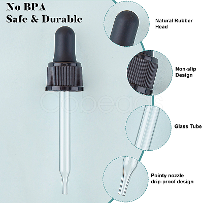 Glass Teardrop Set Transfer Graduated Pipettes TOOL-PH0001-06-1