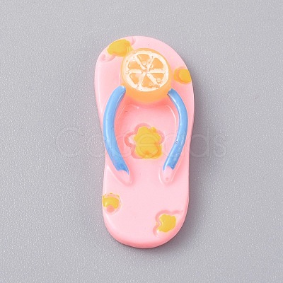 Opaque Resin Cabochons RESI-WH0077-32A-1