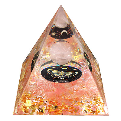 Butterfly Orgonite Pyramid Resin Energy Generators PW-WG45799-01-1