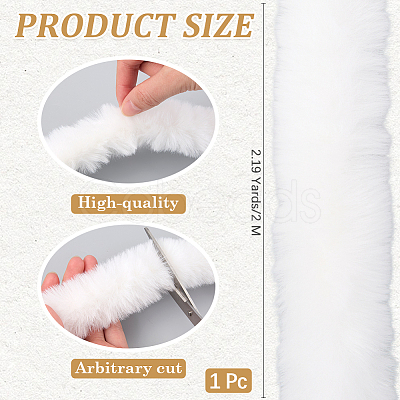 Faux Fur Chenille Stick Fabric Roll for Christmas Tree Decor or Wreath Bows Craft FIND-WH20003-95F-1