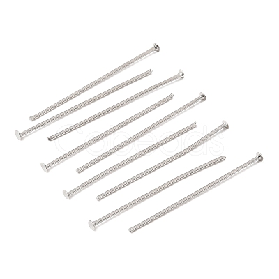 SHEGRACE Brass Flat Head Pins XGR0085P-33P-1