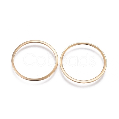201 Stainless Steel Linking Rings X-STAS-F192-001G-02-1