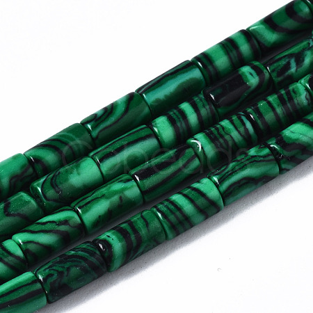 Synthetic Malachite Beads Strands G-S366-075-1