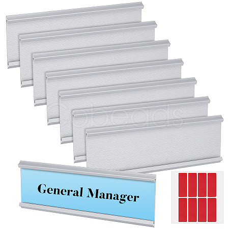 8Pcs Aluminium Alloy Commodity Label Display FIND-BC0019-69A-02-1