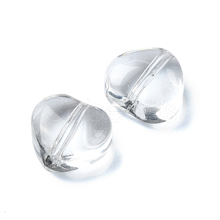 20Pcs Transparent Glass Beads GLAA-Q103-01B-1