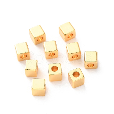 Brass Beads KK-C157-63G-1