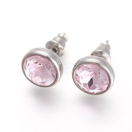 304 Stainless Steel Stud Earrings EJEW-F182-A06-1