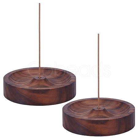 Wood Incense Burners Holder AJEW-WH0696-785-1