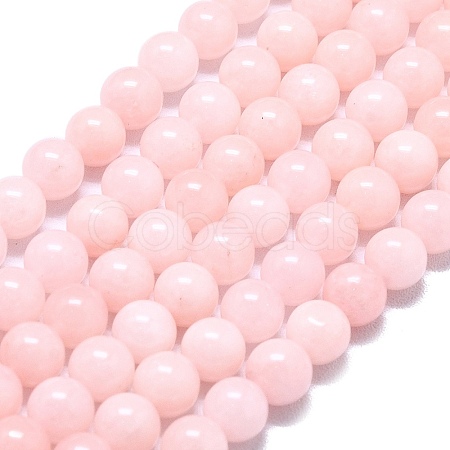 Natural Malaysia Jade Beads Strands G-L645-A01-6mm-14-1