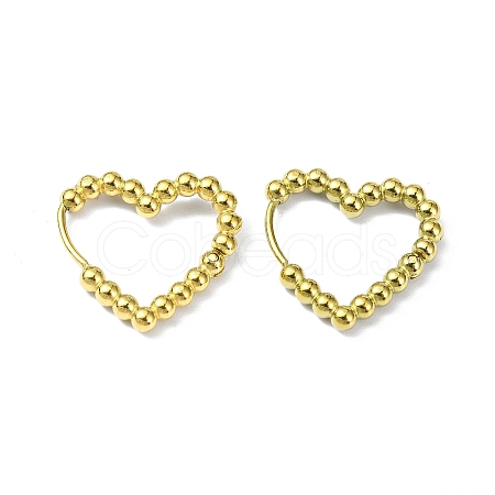 Ion Plating(IP) Real 18K Gold Plated 316 Stainless Steel Hoop Earrings EJEW-L267-005G-02-1