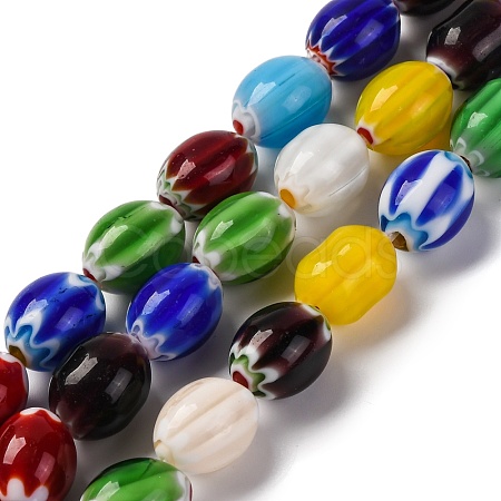 Handmade Lampwork Beads Strands LAMP-D021-01A-1