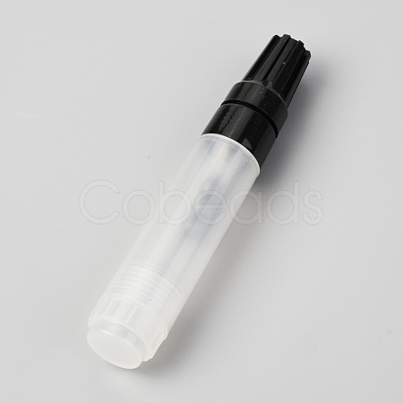Plastic Refillable oil paint Pen Brush DIY-H137-01A-1