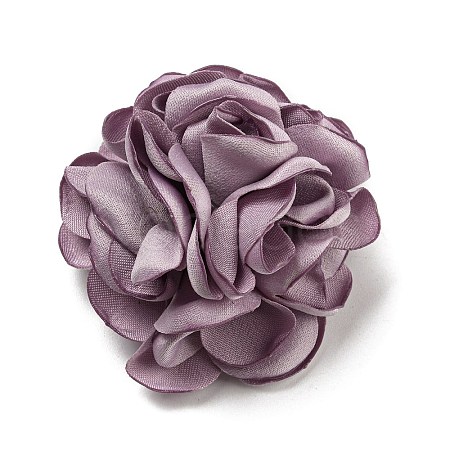 Fabric Rose Flower Brooch for Women JEWB-B011-01C-1