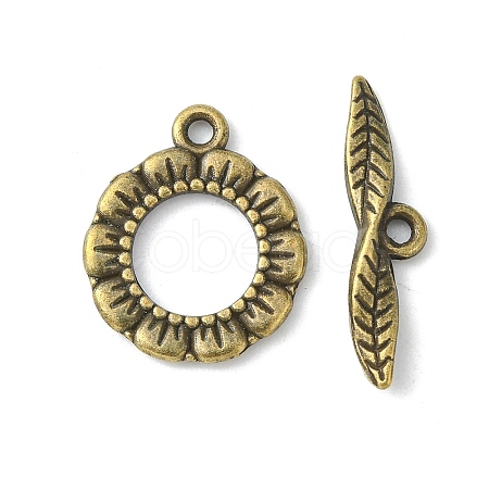 Tibetan Style Toggle Clasps X-MLF11359Y-NF-1