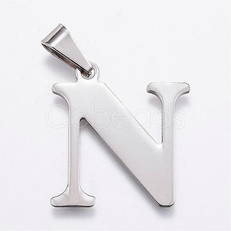 Tarnish Resistant 304 Stainless Steel Pendants STAS-F106-95P-N-1