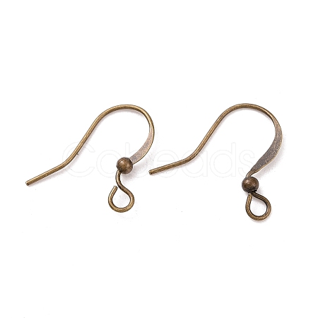 Brass French Earring Hooks KK-Q365-AB-NF-1