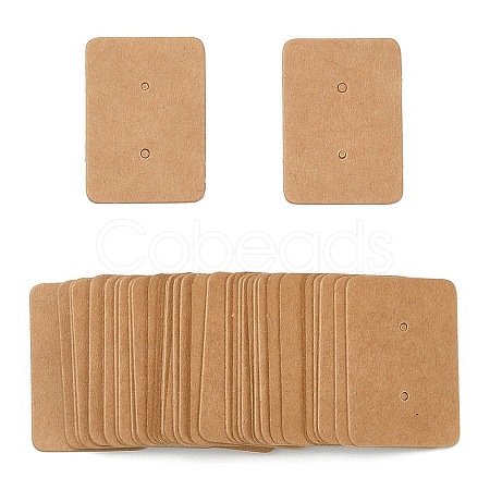 Kraft Paper Jewelry Earring Display Cards CDIS-YW0001-03B-1