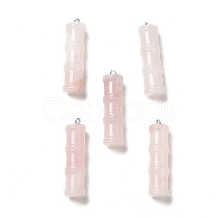 Natural Rose Quartz Pendants G-I340-A15-1