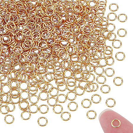 Brass Open Jump Rings KK-WH0001-38G-03-1