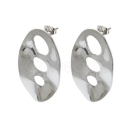 Non-Tarnish 304 Stainless Steel Stud Earring Findings STAS-L024-005P-01-1