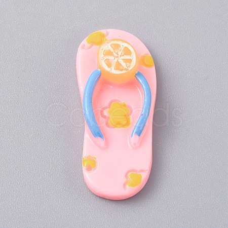Opaque Resin Cabochons RESI-WH0077-32A-1