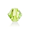 Preciosa&reg Crystal Beads, Czech Crystal, Bicone(451 69 302 Rondelle), 50540 Limecicle, 5mm, Hole: 1mm