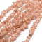 Natural Sunstone Beads Strands, Chip, 5~8mm, Hole: 1mm, about 80~81cm