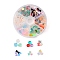 235Pcs Transparent & Opaque Resin Cabochons Set, Mixed Shapes, Mixed Color, 6~9.5x6~9.5x1.5~4.5mm