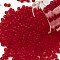 TOHO Round Seed Beads, Japanese Seed Beads, (5F) Transparent Frost Light Siam Ruby, 8/0, 3mm, Hole: 1mm, about 1110pcs/50g