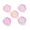 Plating Opaque Acrylic Beads AC-CBA99FE-03-G-1