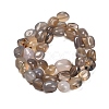 Natural Grey Agate Beads Strands G-P568-C17-01-3