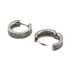 316 Surgical Stainless Steel Hoop Earrings EJEW-D096-02B-AS-2