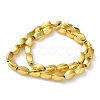 Electroplated Synthetic Non-magnetic Hematite Beads Strands G-P545-G03-8x12mm-3