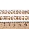 Electroplate Glass Beads Strands EGLA-T021-20K-4