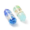 Translucent Resin Pendants RESI-D067-01B-3