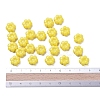 Opaque Acrylic Flower Beads X-SACR-R821-06-4