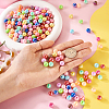 280Pcs 14 Colors Opaque Acrylic Beads MACR-TA0001-39-4