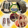 Ethnic Style Polyester Ribbon OCOR-WH0003-084C-5