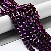 Electroplate Glass Bead Strands EGLA-R042-6mm-02-5