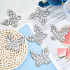6pcs Glass Viscose Accessories Ornament Accesories DIY-FH0008-97-4