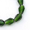 Transparent Glass Bead Strands X-GLAA-R168-8x11-01E-2