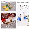 Brass Clip-on Earring Component KK-L169-09G-4
